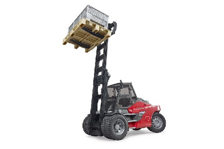 Linde ht160 muletto con pallet e 3 ceste Bruder