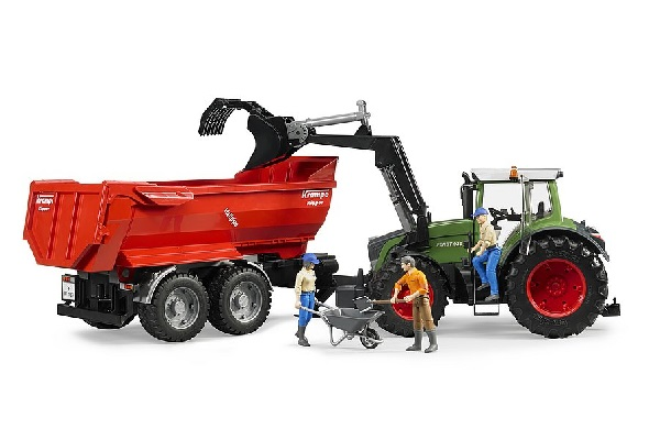Trattore Fendt 936 vario con benna Bruder