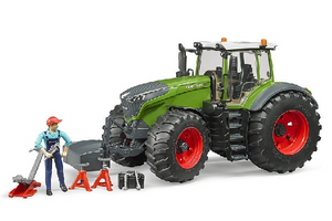 Trattore Fendt 1050 vario con meccanico e attrezzi officina Bruder