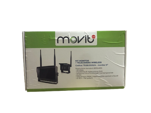 Kit monitor 9"+ telecamera posteriore -sd-split-wireless