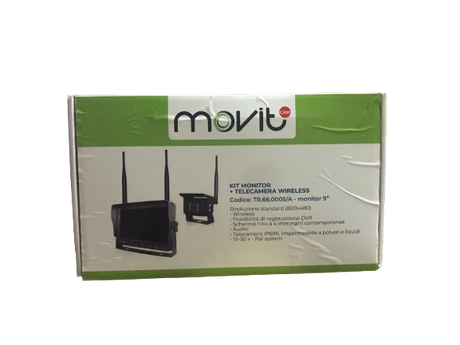 Kit monitor 9"+ telecamera posteriore -sd-split-wireless