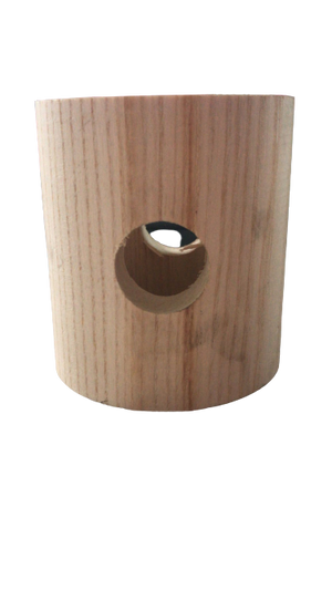 Bronzina legno rotonda lunga - coppia