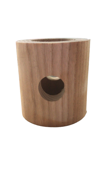 Bronzina legno ottagonale - coppia