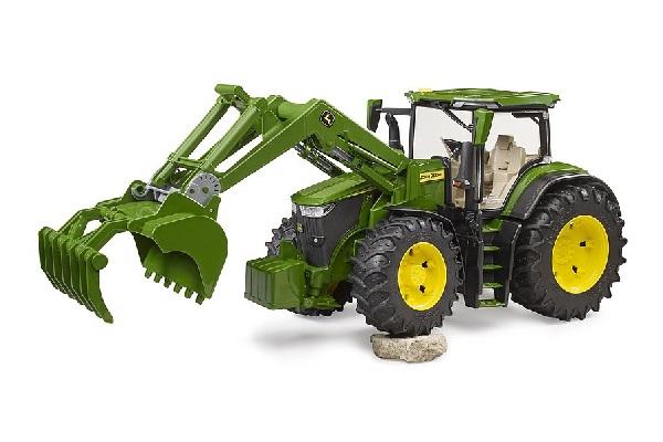 Trattore John Deere 7r 350 con benna Bruder