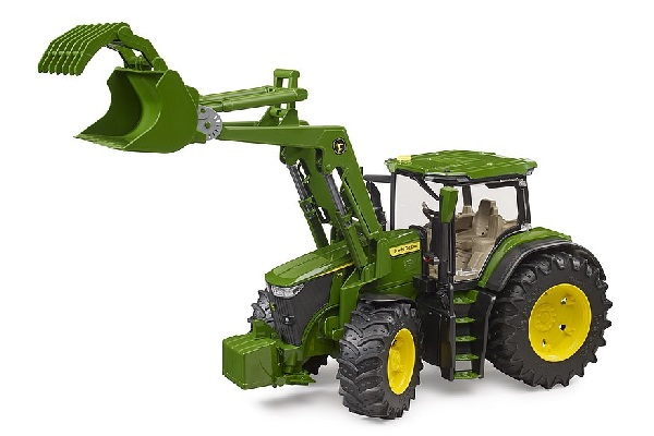 Trattore John Deere 7r 350 con benna Bruder