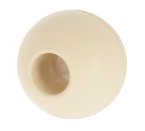 Palla da mordere gomma natura D.75 - anello inox