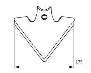 Zappetta cuore 175x4