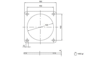 Flangia 4"