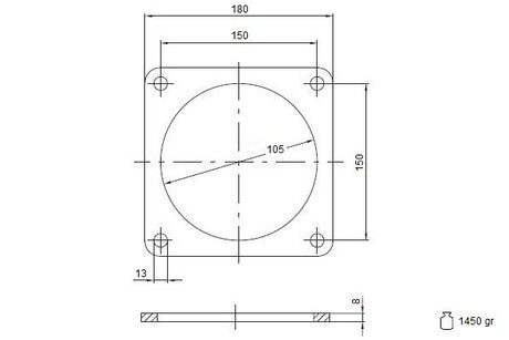 Flangia 4"