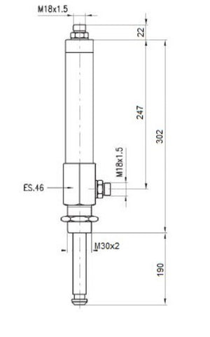 Pistone saracinesca a doppio effetto 4"-5"-6"