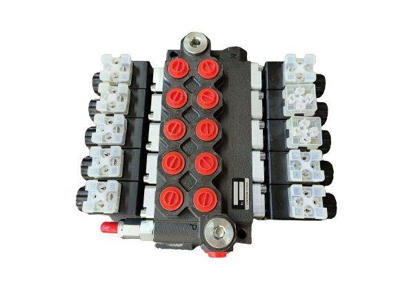 Distributore idraulico elettrico 3/8 5 vie 12V
