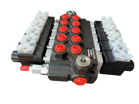 Distributore idraulico elettrico 3/8 5 vie 12V