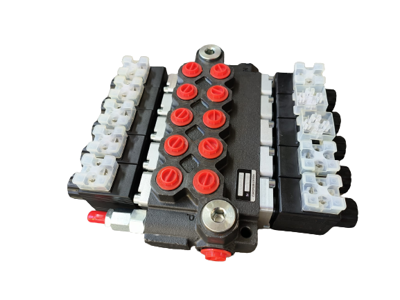 Distributore idraulico elettrico 3/8 5 vie 12V