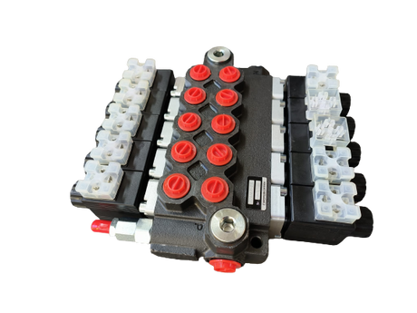 Distributore idraulico elettrico 3/8 5 vie 12V