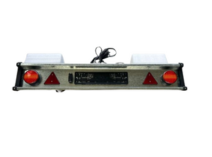 PARAURTO CON FANALE LED TONDO TIPO HELLA - L.1800 MM