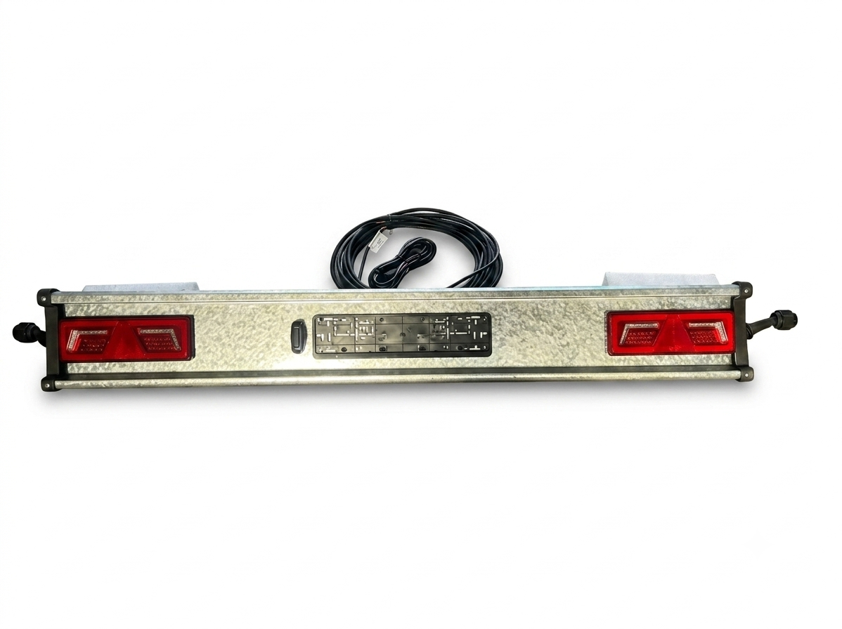 PARAURTO CON FANALE LED RETTANGOLARE JCTC-02-036 - L.2000 MM