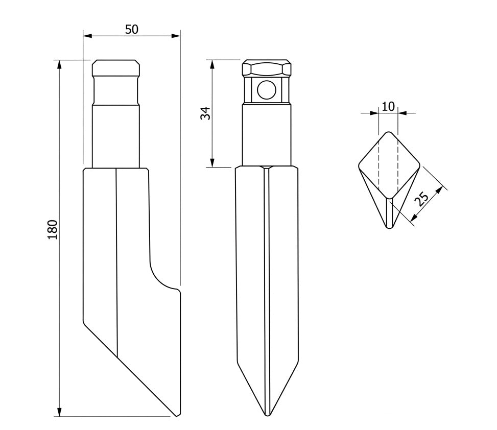 Dente rototerra valentini