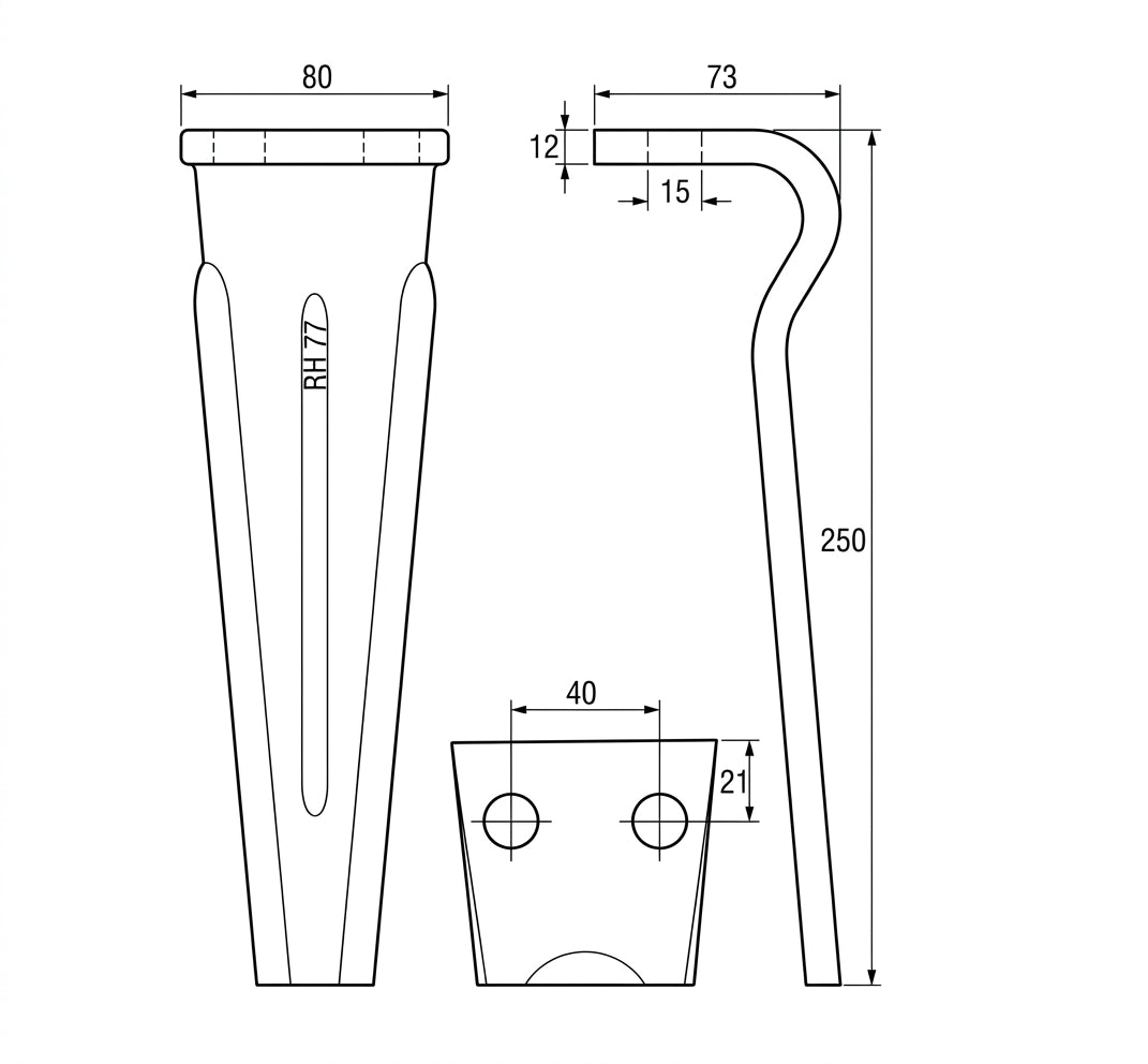 Dente lama forigo leggero p80
