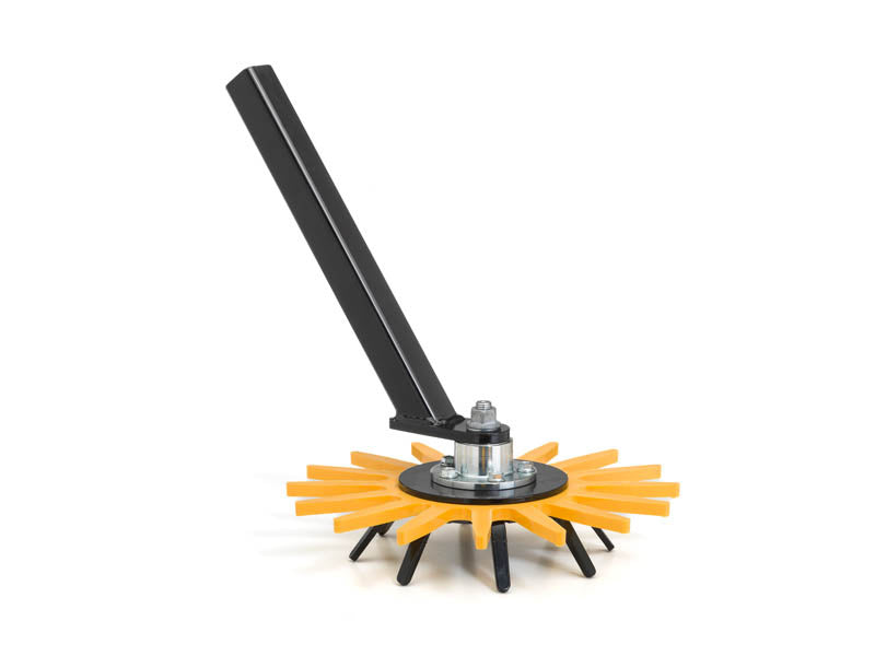 SARCHIATRICE "A DITA" DA 370 GIALLA C/BRACCIO 40X40